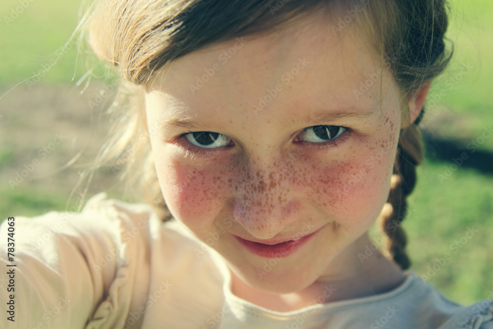 portrait of a beautiful happy smiling girl outdoors portrait of a beautiful happy smiling girl outdoors