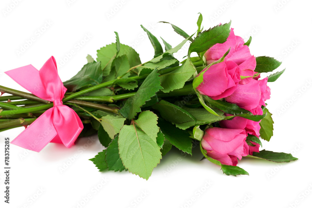 Blumenstrauß aus rosa Rosen