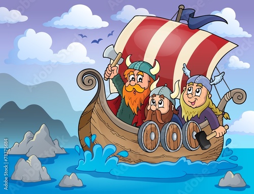 Viking ship theme image 2