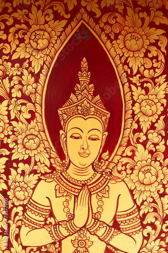Thai Line art door