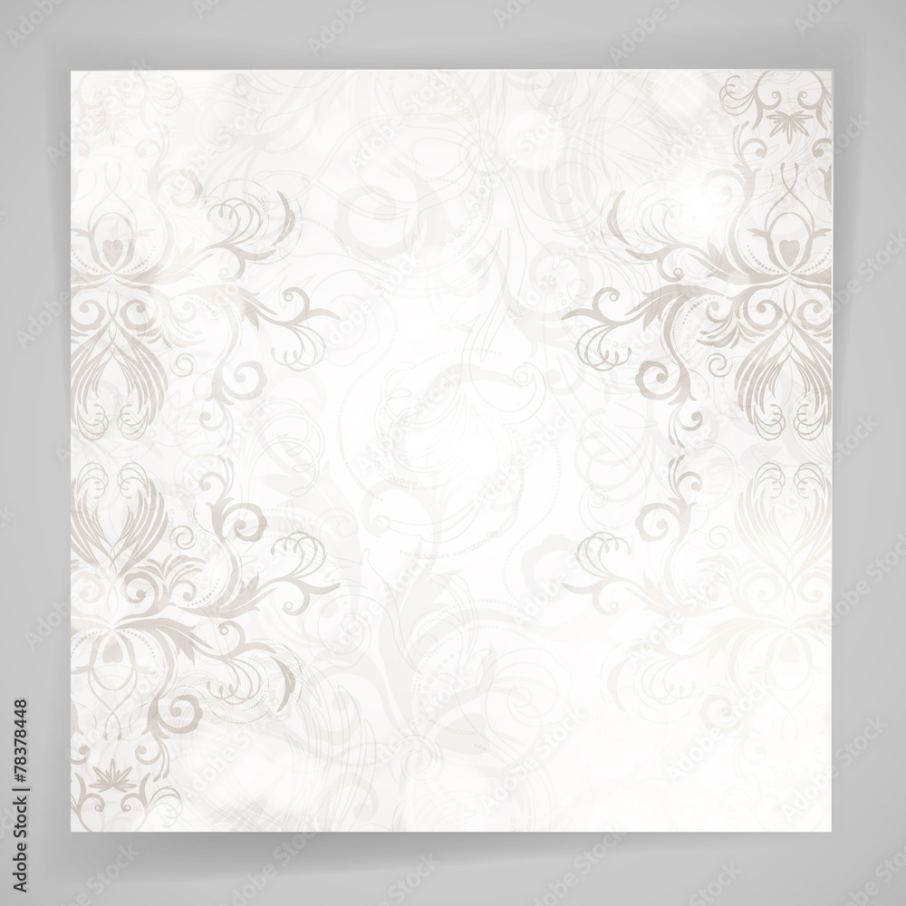 Abstract vector floral background with oriental flowers. Abstract vector floral background with oriental flowers.