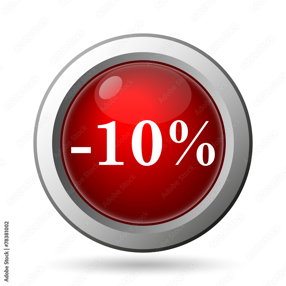 10 percent discount icon 10 percent discount icon