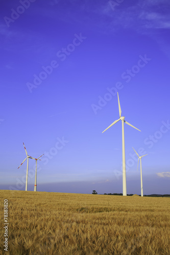 wind turbine in the country side © ptyszku