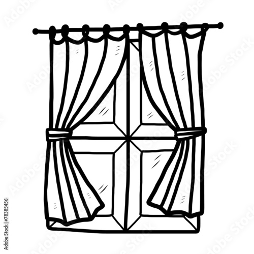 window and curtain