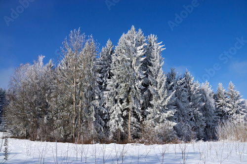 Eiszeit in Mühlberg, Bayern, Deutschland photo