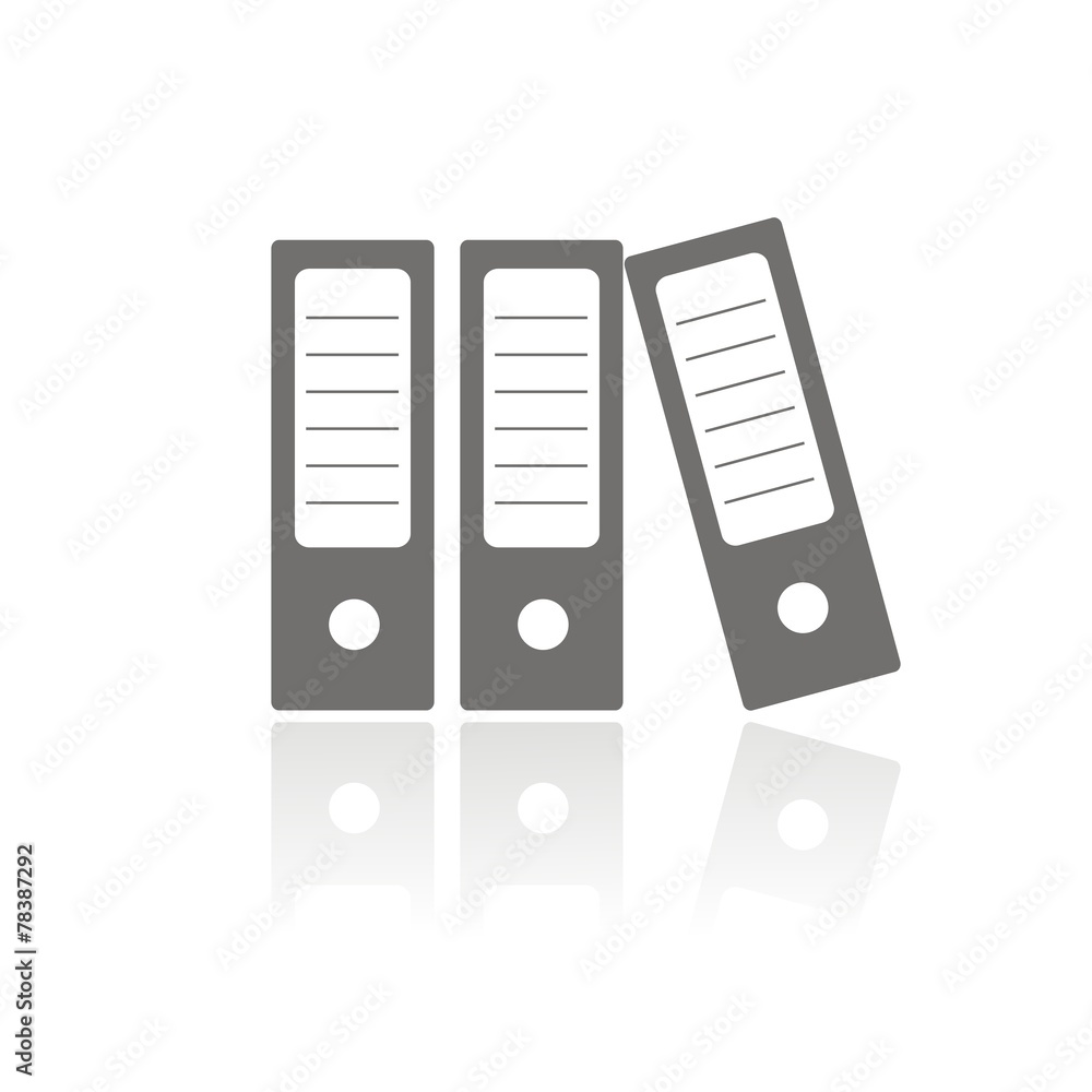 Icono archivadores informal FB reflejo Icono archivadores informal FB reflejo