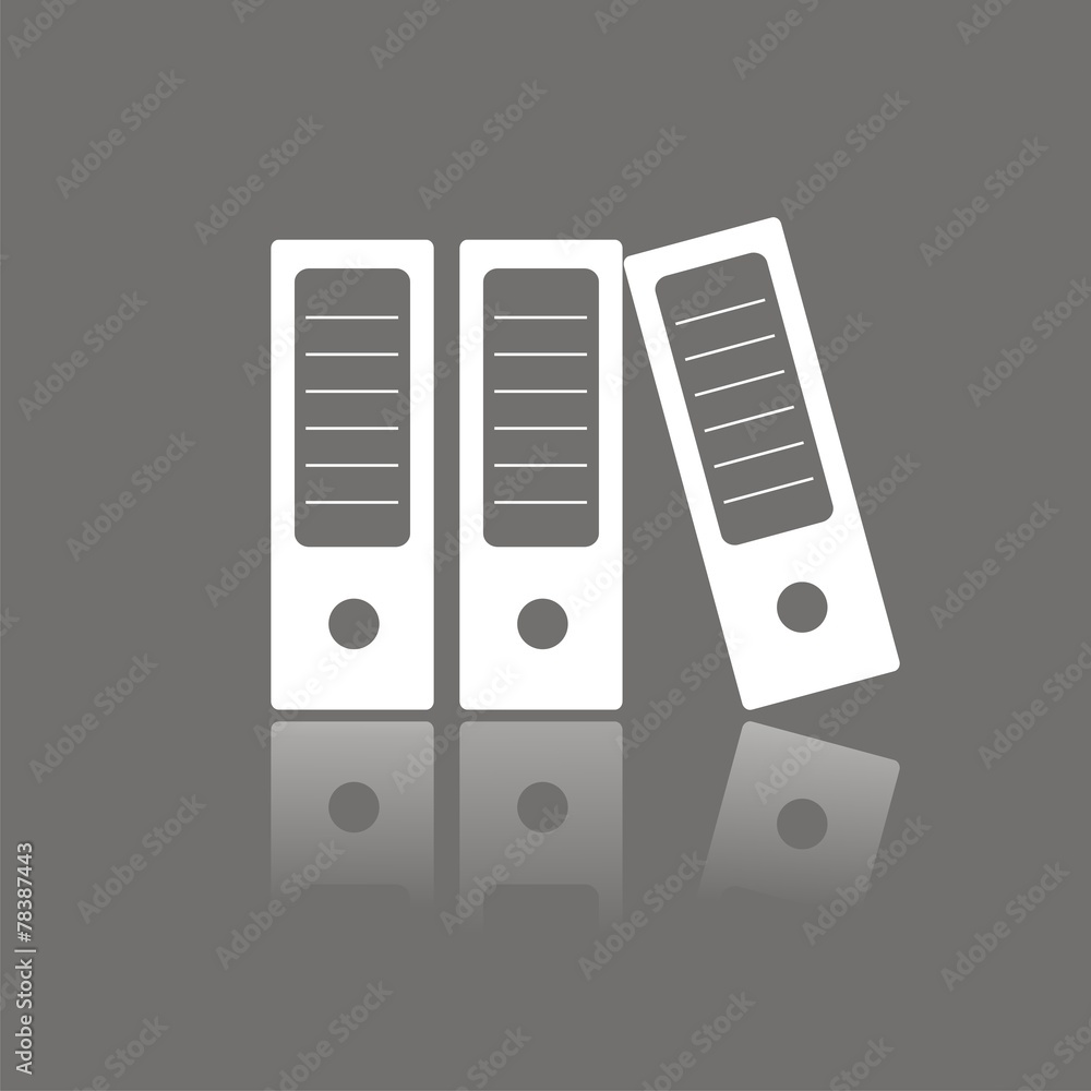 Icono archivadores informal FO reflejo Icono archivadores informal FO reflejo