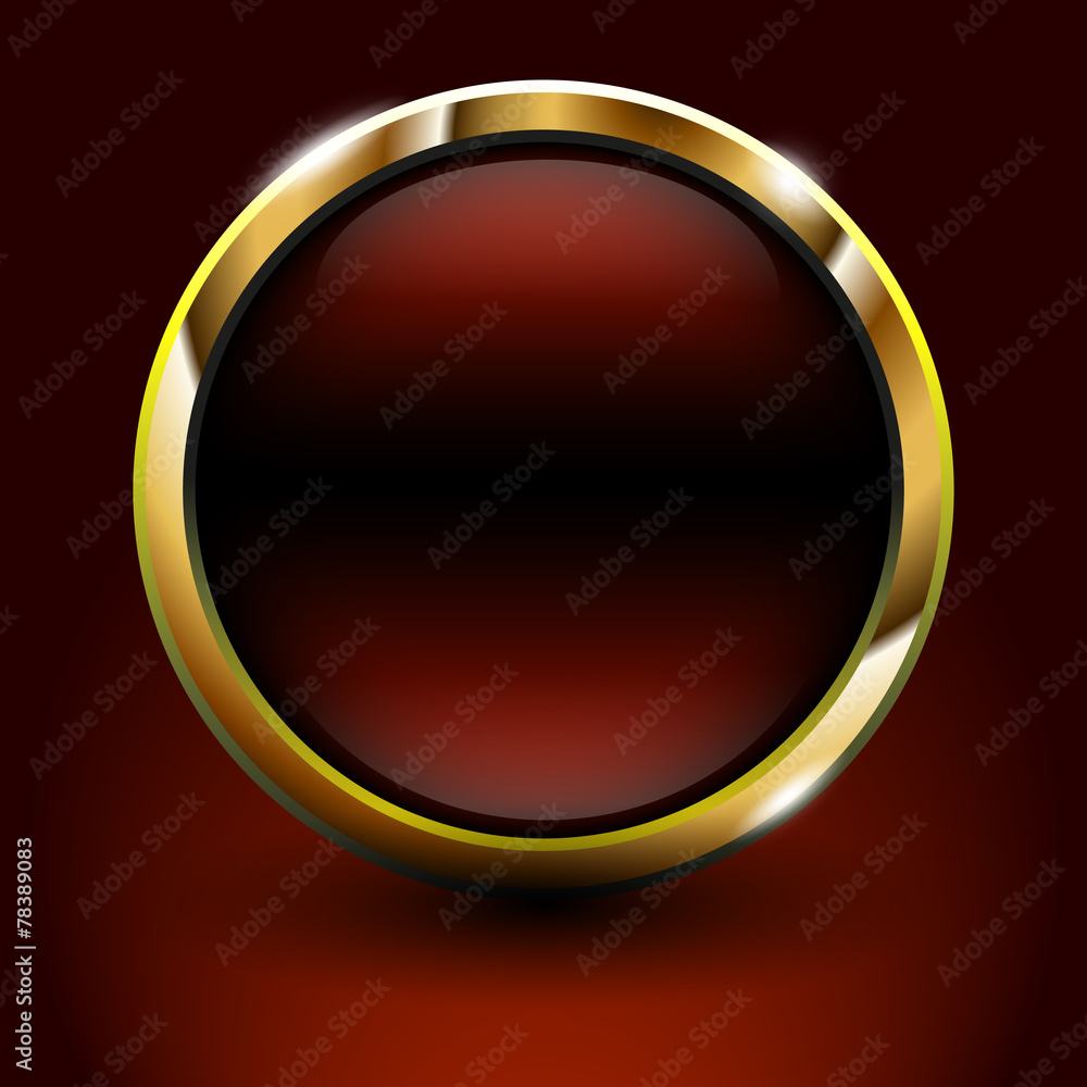 Button on the orange background Button on the orange background
