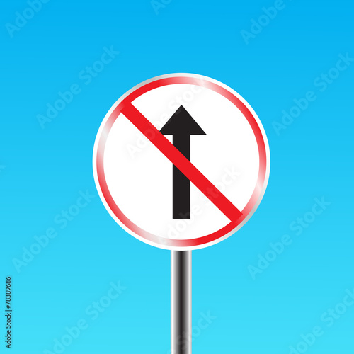 Do not go straight sign © aeyaey