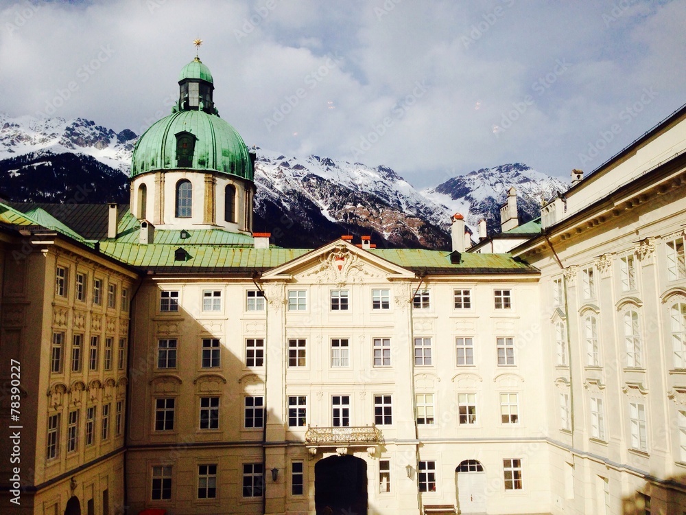 Naklejka premium hofburg palace innsbruck