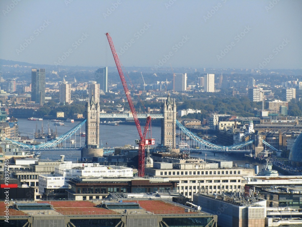 Obraz premium Panoramablick auf London - England - UK