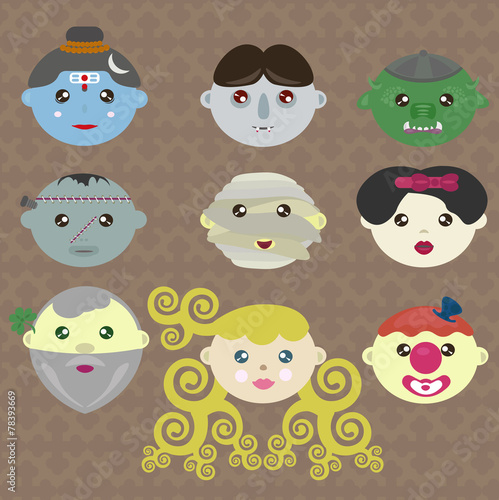 Fairy tale characters of the world