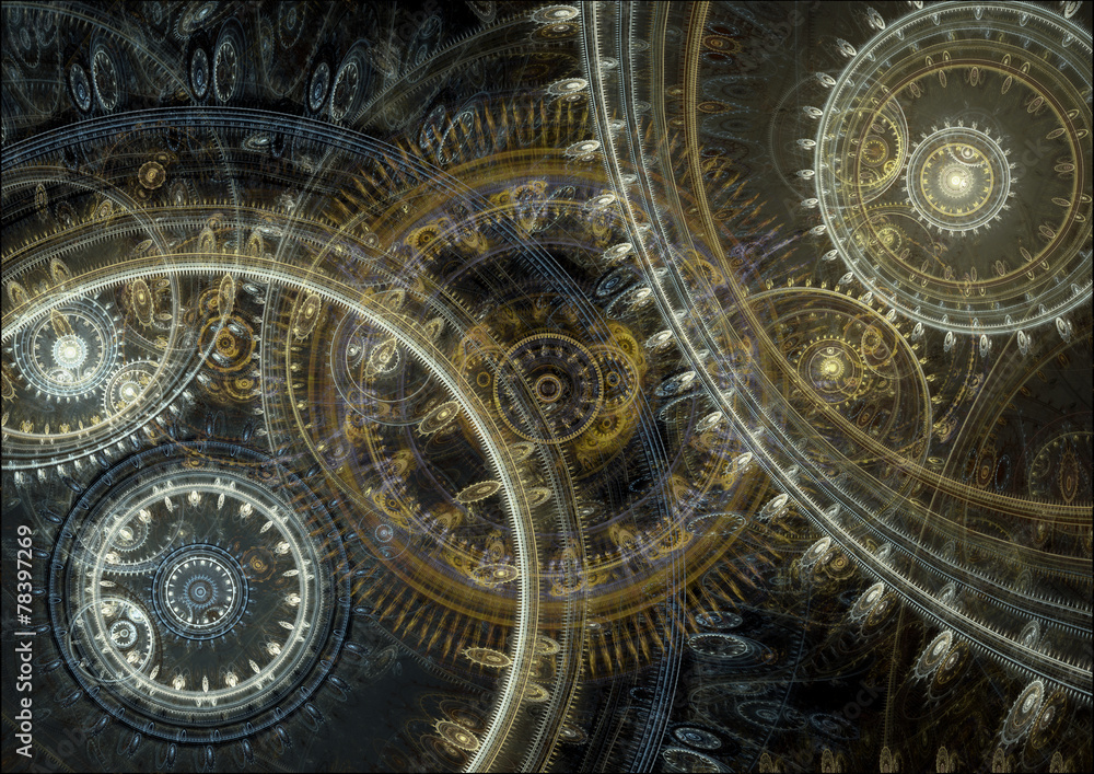 Fototapeta premium Fantasy steampunk design