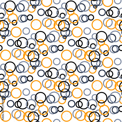 seamless colorful rings pattern.