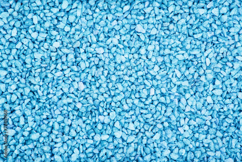 Blue small stones background