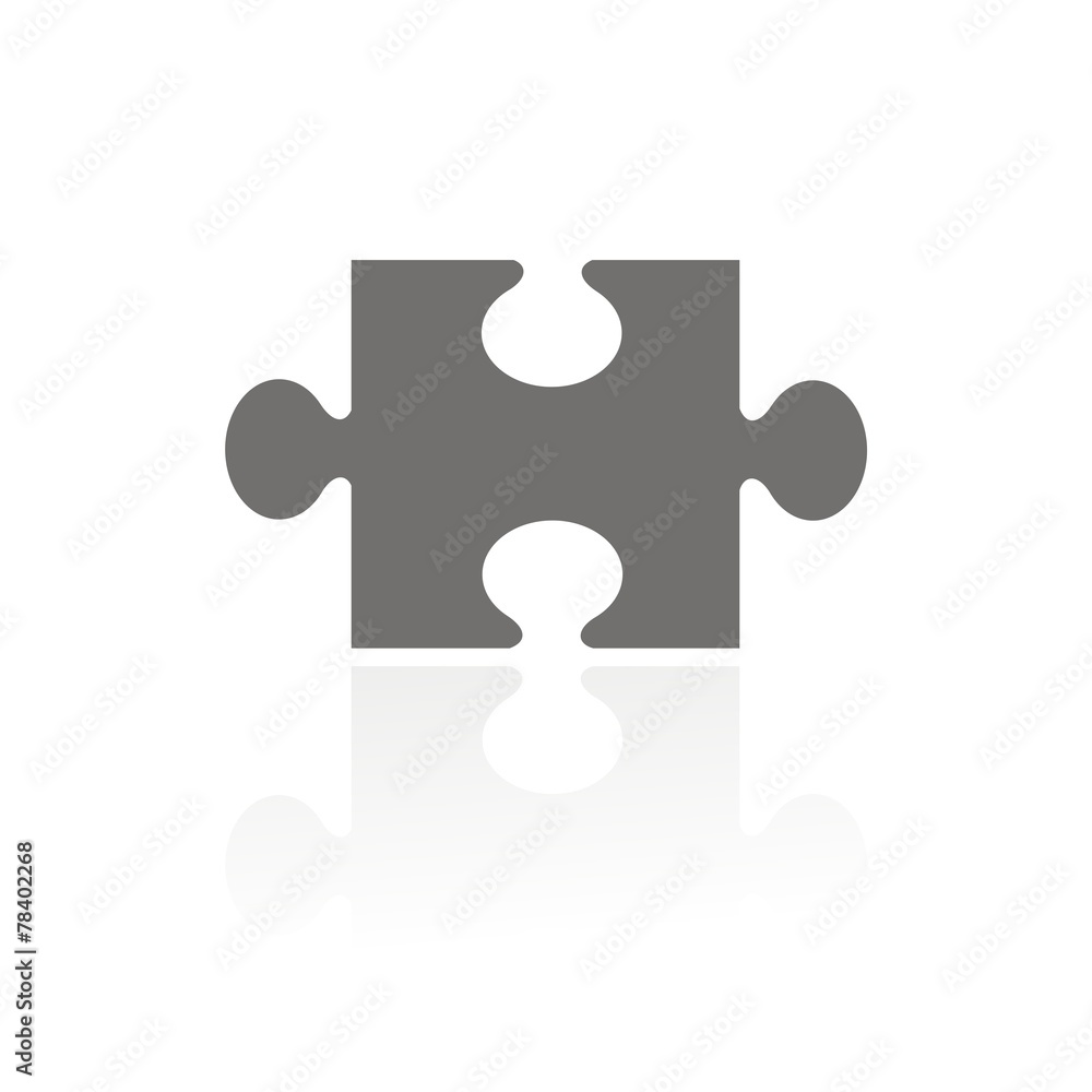 Icono rompecabezas FB reflejo Icono rompecabezas FB reflejo