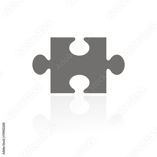 Icono rompecabezas FB reflejo