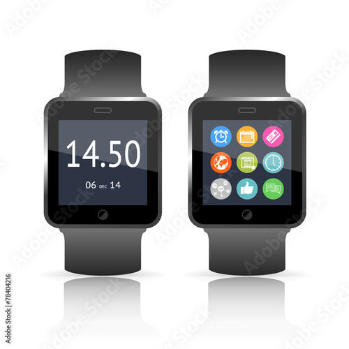 Smart watch vector illustration