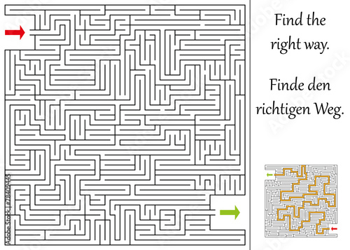 Finde den richtigen Weg