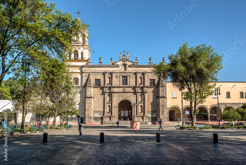 Mexico City, San Juan Bautista Parish in Coyoacan, Mexico