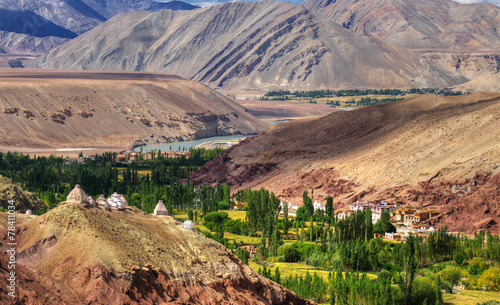 Landscape of Ladakh, Jammu and Kashmir, India