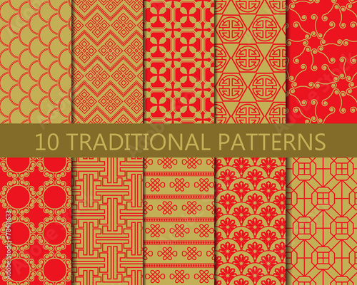 chinese new year pattern