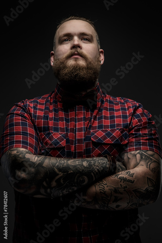 Portrait of a man in shirt.