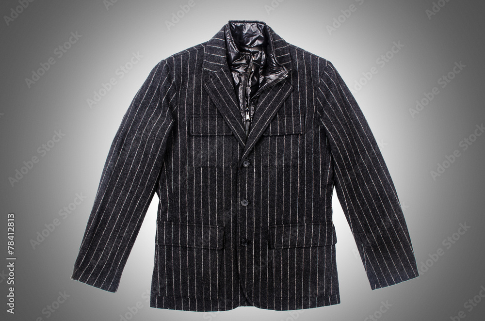 Male coat isolated on the white Male coat isolated on the white
