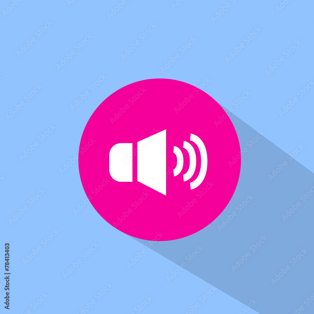 music sound icon flat design vector music sound icon flat design vector