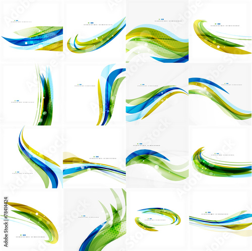 Green and blue light air lines