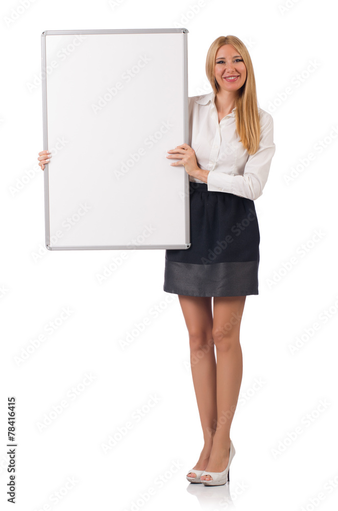 Businesswoman isolated on the white background Businesswoman isolated on the white background