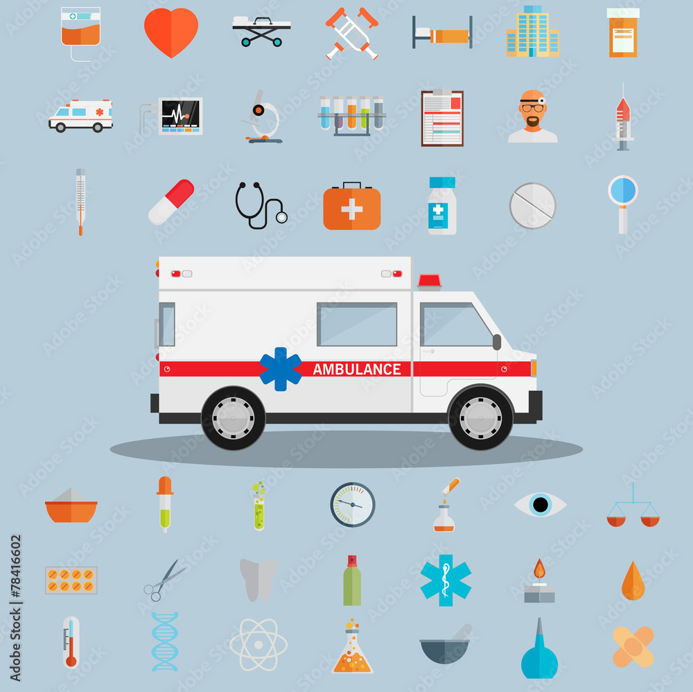 Healthcare and medical icons Healthcare and medical icons