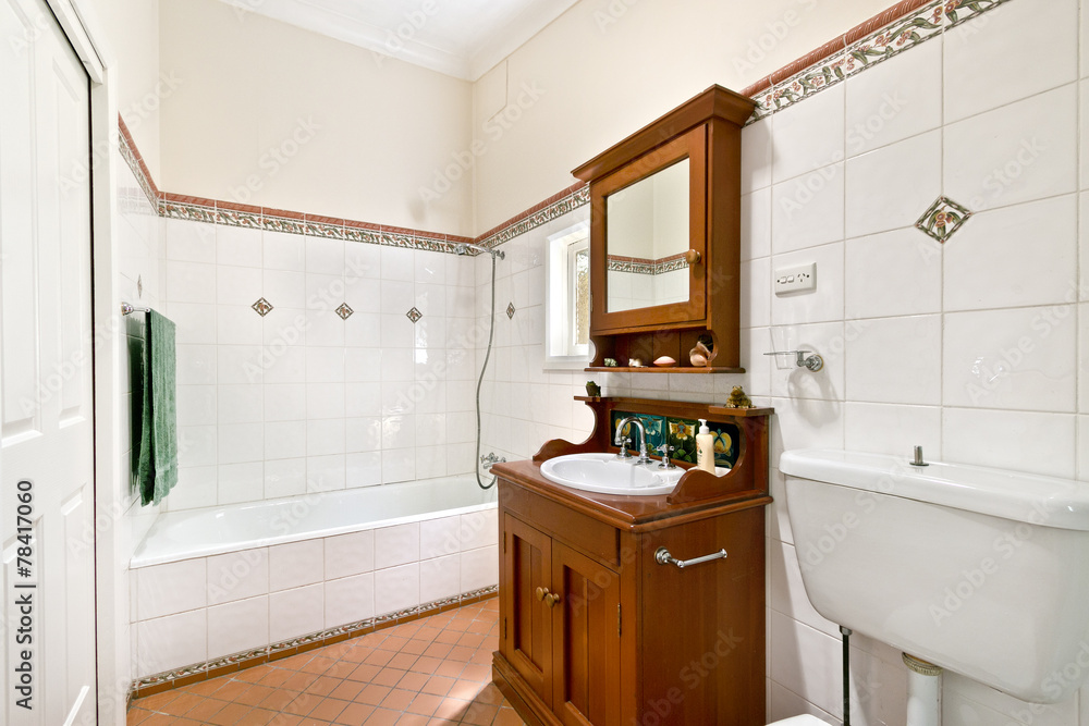modern bathroom in luxury apartment modern bathroom in luxury apartment