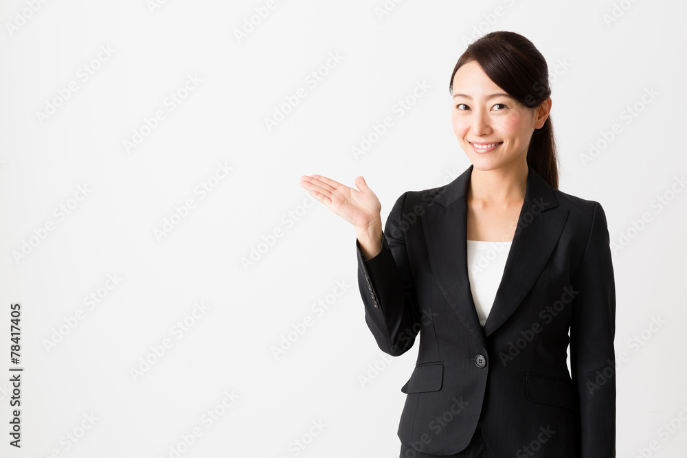 asian businesswoman on white backgroound asian businesswoman on white backgroound