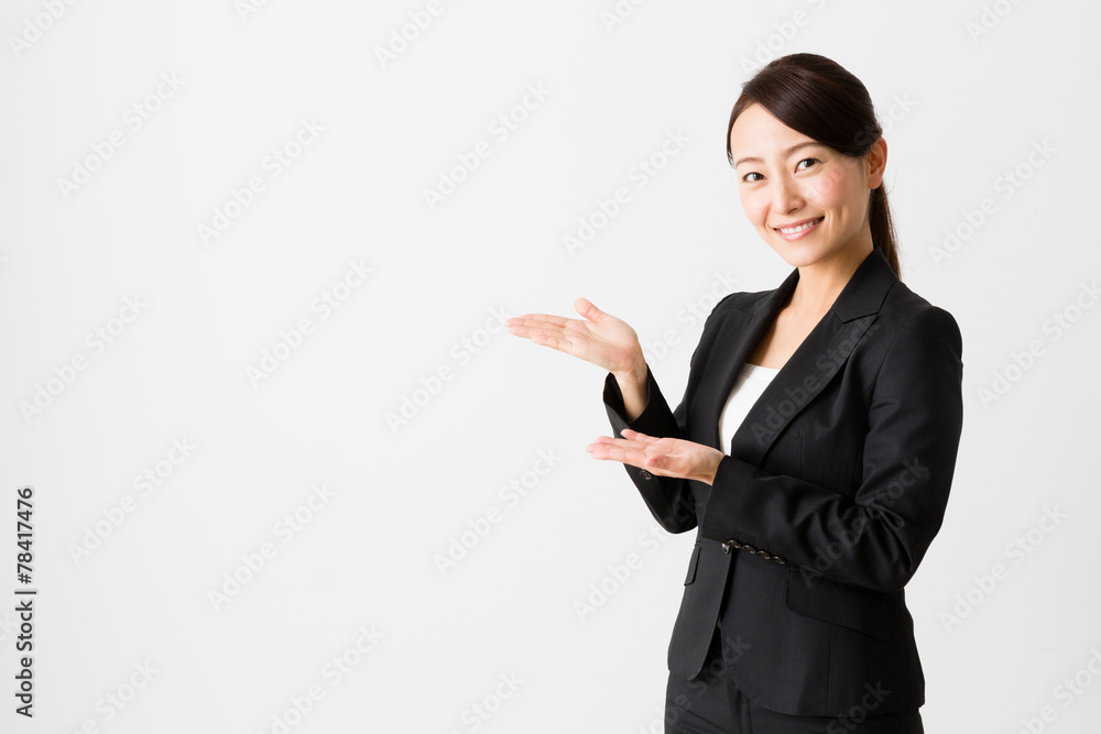 asian businesswoman on white backgroound asian businesswoman on white backgroound