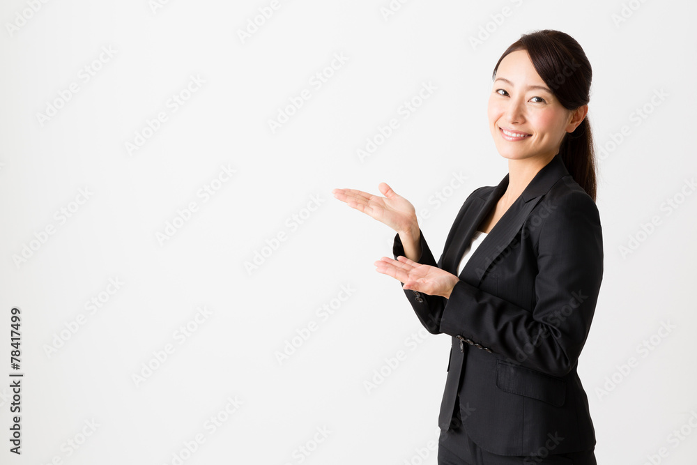 asian businesswoman on white backgroound asian businesswoman on white backgroound