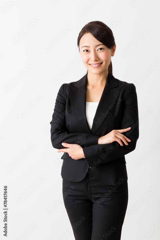 asian businesswoman on white backgroound asian businesswoman on white backgroound