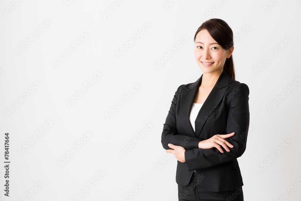 asian businesswoman on white backgroound asian businesswoman on white backgroound