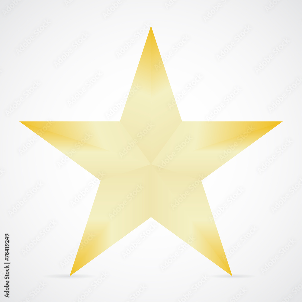 Star shadow white background vector illustration Star shadow white background vector illustration