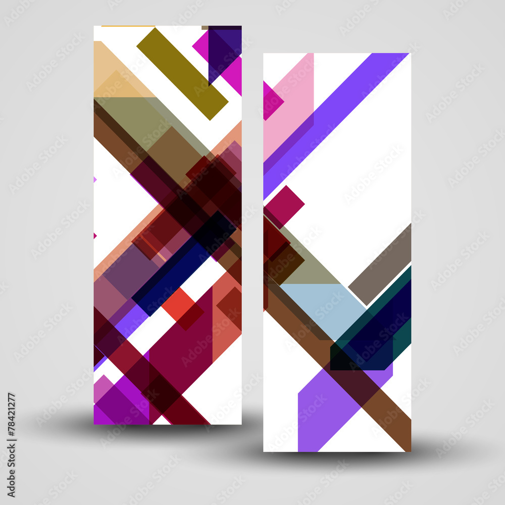 Vector banner set for your design Vector banner set for your design