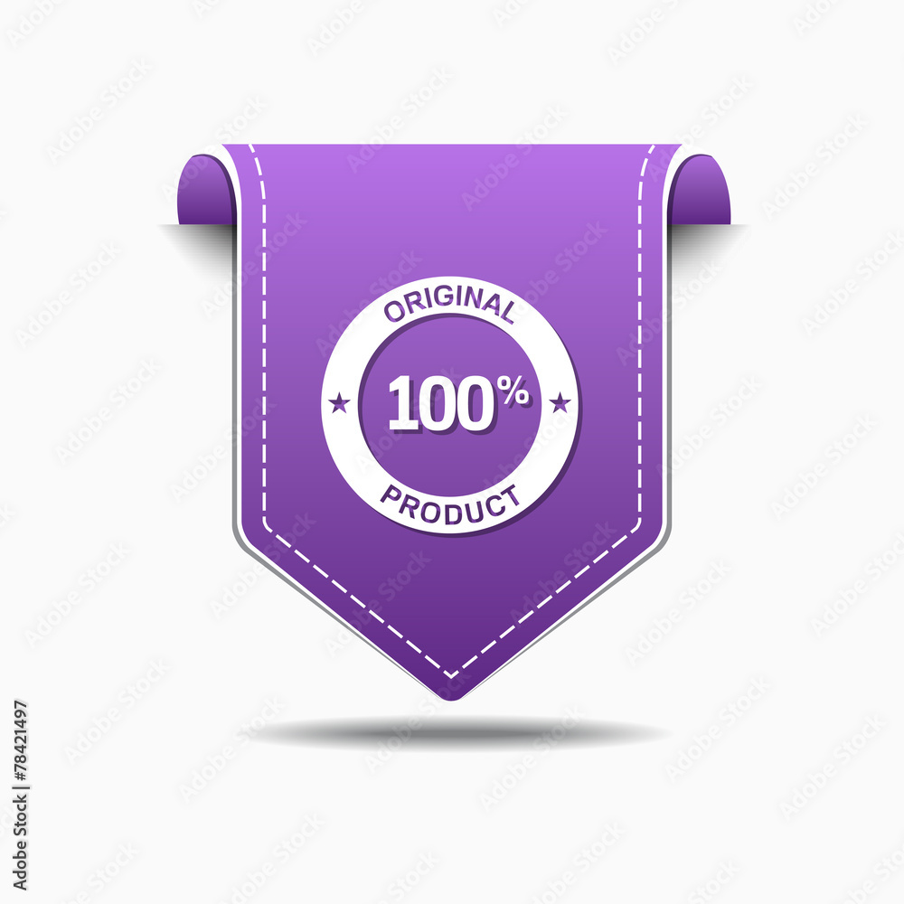 Original Product Purple Vector Icon Design Original Product Purple Vector Icon Design