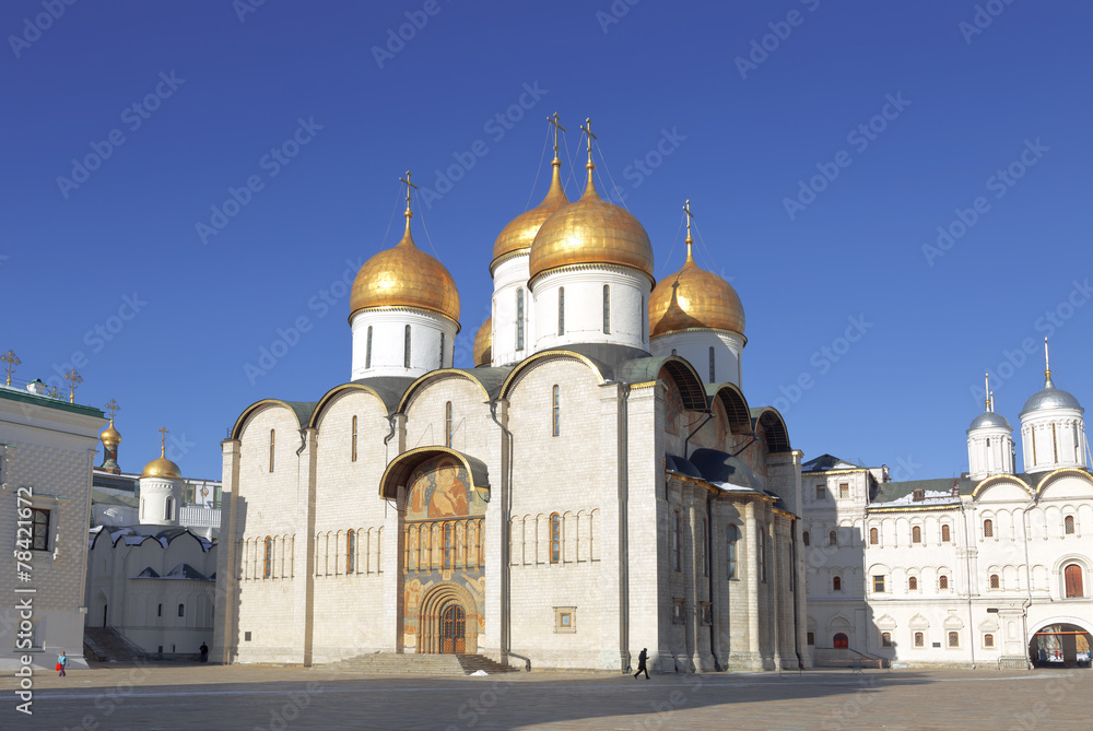 Assumption Cathedral in Moscow Kremlin, Russia