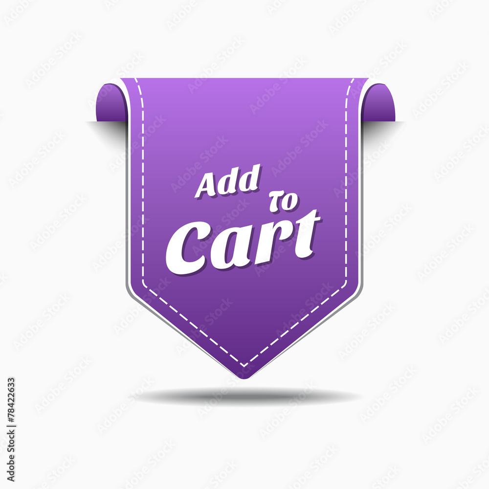 Add To Cart Purple Vector Icon Design Add To Cart Purple Vector Icon Design