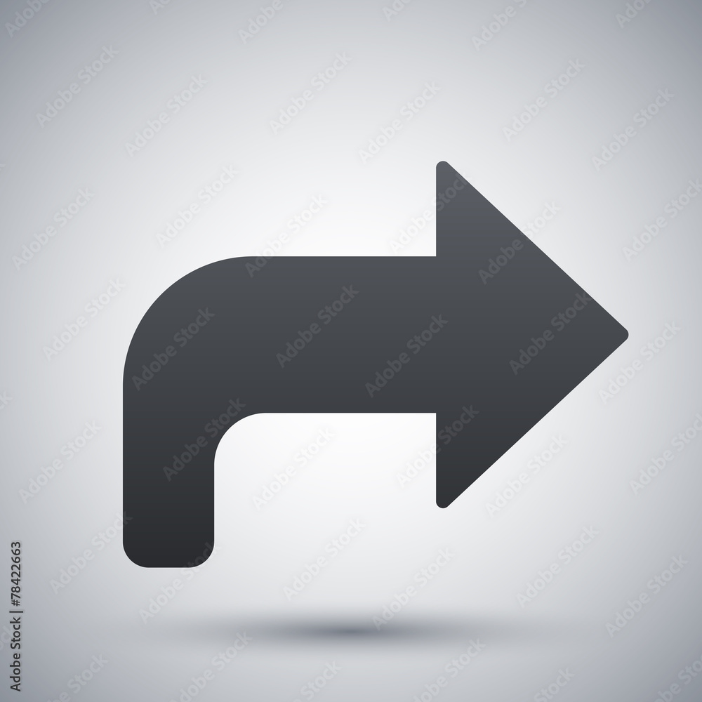 Arrow forward icon, vector Arrow forward icon, vector
