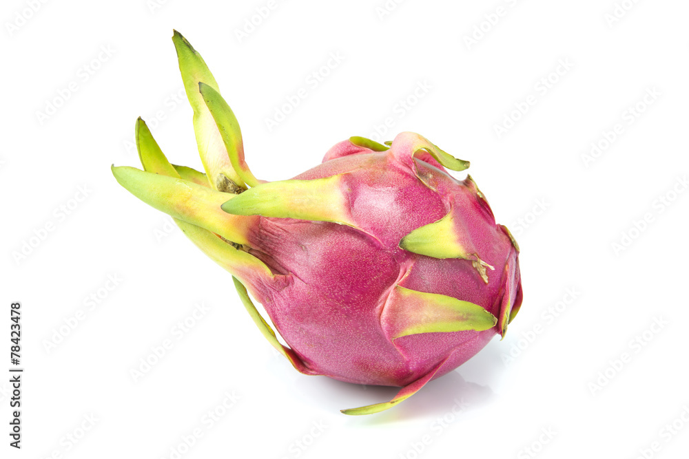 Dragon fruit isolated on white background. Dragon fruit isolated on white background.