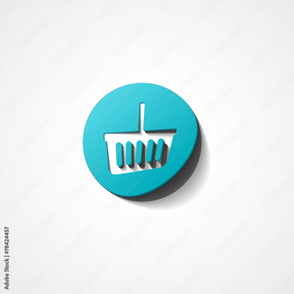 Shopping basket web icon Shopping basket web icon
