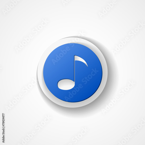 Vector note web icon