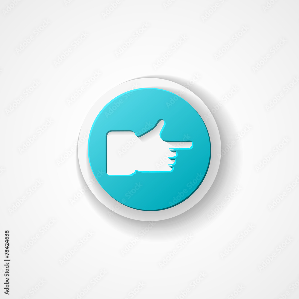 Hand cursor web icon Hand cursor web icon