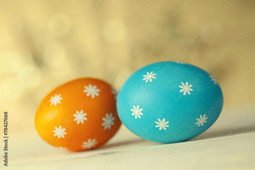 Two Easter eggs