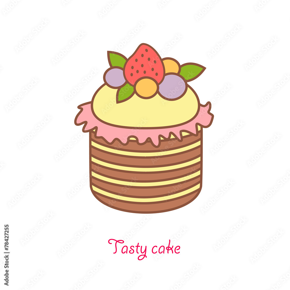 Cupcake vector